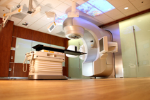 The new Varian TrueBeam STx linear accelerator uses sophisticated imaging and respiration synchronization tools to visualize soft tissue during treatment and make changes accordingly. Photo/Ryan Ball