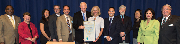 L.A. County Board of Supervisors honors Nepal medical response team. 