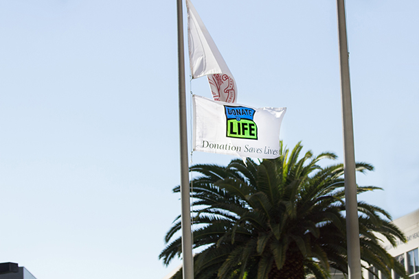 Keck Medical Center raises flag for organ donors