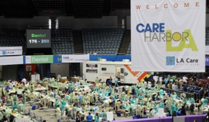The annual Care Harbor event provides free medical and dental care to hundreds of people who have limited or no access to health care. (Photo/Jon Nalick)