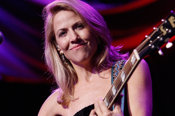 Sheryl Crow performs at the USC Institute of Urology’s “Changing Lives and Creating Cures” gala at the Beverly Wilshire Hotel.