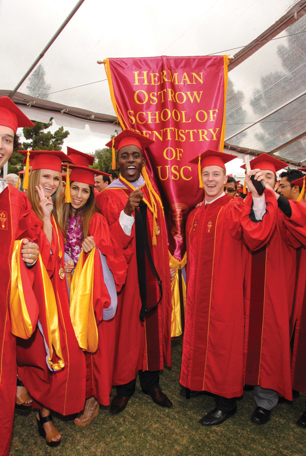 The Herman Ostrow School of Dentistry granted a total of 281 degrees at its May 15 commencement.  