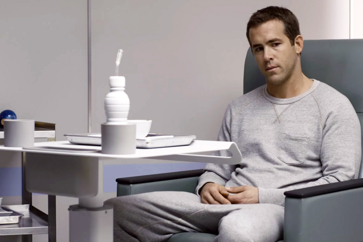 Ryan Reynolds plays the young donor in 