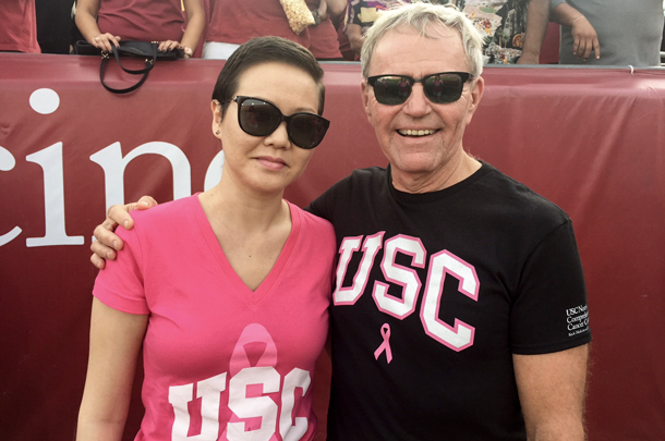 Cancer survivor Jenna Kim and physician Darcy V. Spicer