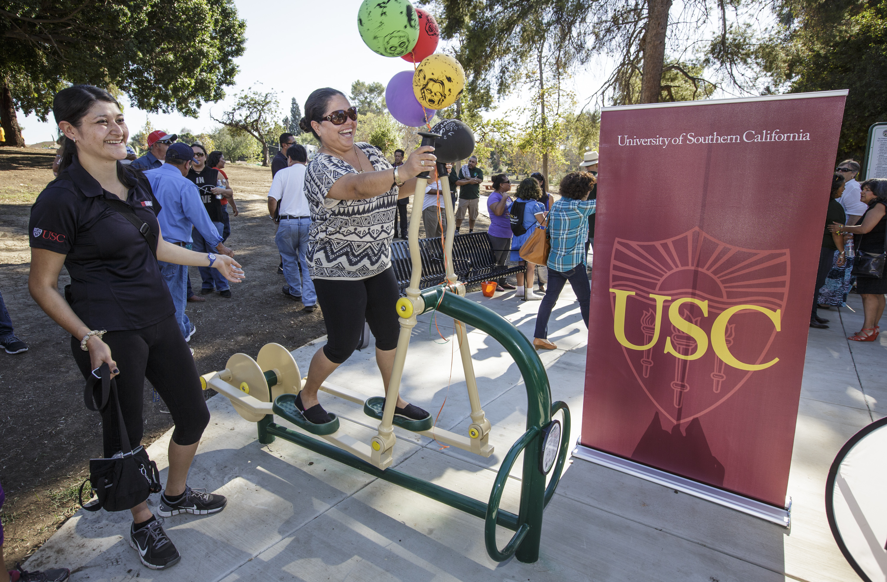 The dedication of the Hazard Park Recreation Center's outdoor fitness zone took place Oct. 31. 
