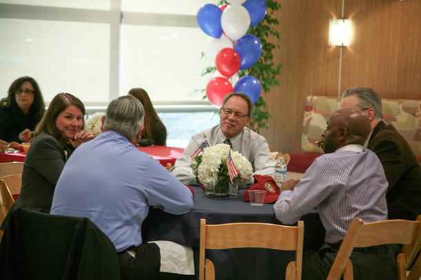 The annual Veteran’s Day Breakfast celebrates military veterans at Keck Medicine of USC.