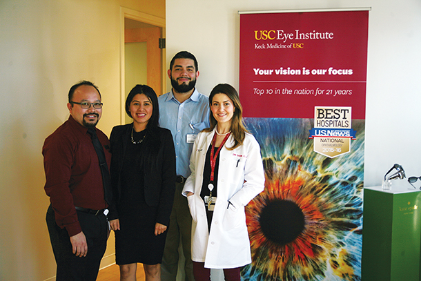 A new clinic of the USC Eye Institute is now open at the University Park Campus, offering faculty, staff and their dependents, as well as USC students, a convenient location for their eye care and optical needs.