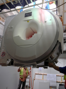 The USC Mark and Mary Stevens Neuroimaging and Informatics Institute (INI) received its new research-dedicated Siemens Magnetom 3T Prisma MRI scanner March 21, bringing industry-leading brain imaging technology to the USC Health Sciences Campus.