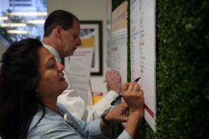 Administrators, faculty, nurses and staff in June signed the Keck Commitment, a statement of professional standards for Keck Medicine of USC. The Keck Commitment is a promise to promote and protect professionalism in the workplace. The commitment is made of three pillars: excellence, judgment and respect.