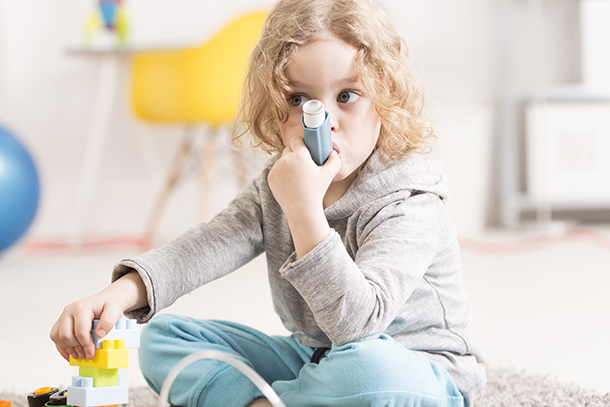 Asthma inhalers may help prevent obesity in children, senior author Frank Gilliland says. 