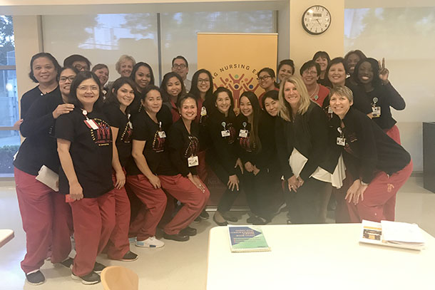 A team of Keck Hospital of USC nurses submitted documentation to be considered for Magnet status.