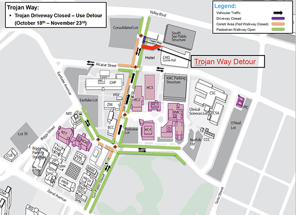 Usc Health Sciences Campus Map Construction continues on Health Sciences Campus | HSC News