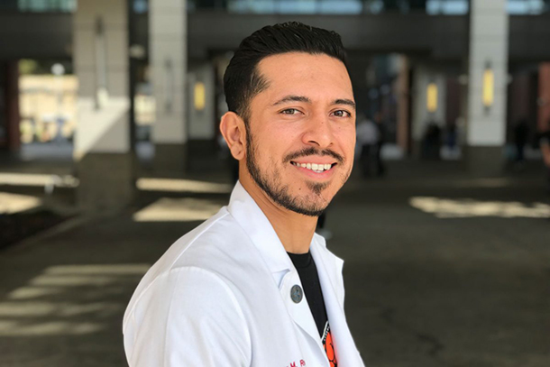 Andrew Rosales was inspired to pursue medicine after joining student organizations in college.