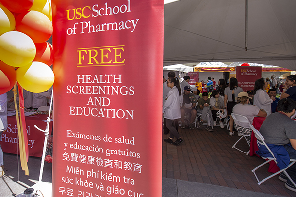 Free health screenings and education are offered during the L.A. Times Festival of Books.