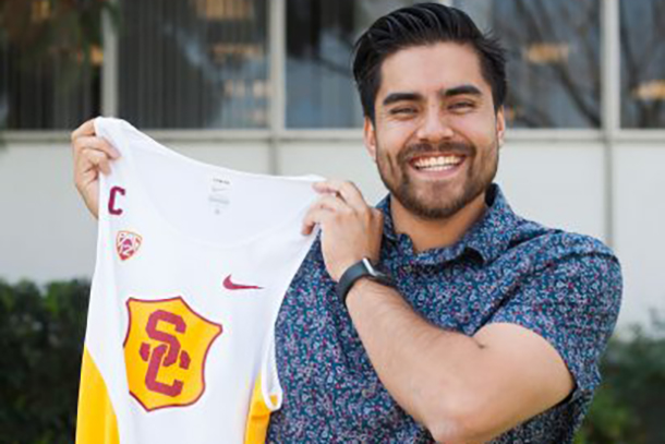 Diego Lopez realized that he wanted to study occupational therapy while on the track and field team at USC.