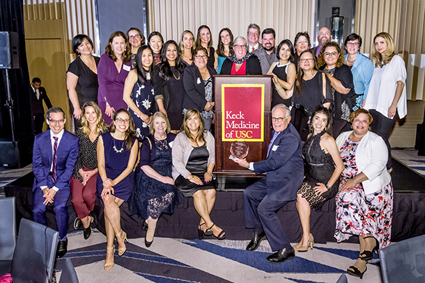The Cardiovascular Thoracic Intensive Care Unit (CVTICU) at Keck Hospital of USC was recognized for its commitment to patient-centered care.