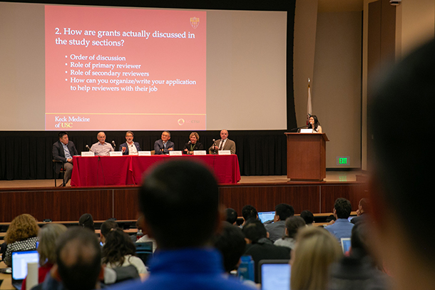 Several experts talked extensively on the topic of avoiding pitfalls in the grant application process at a recent panel discussion on the Health Sciences Campus.