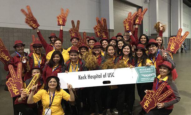 Nurses representing Keck Hospital of USC attend the annual ANCC National Magnet Conference on Oct. 24 in Denver.
