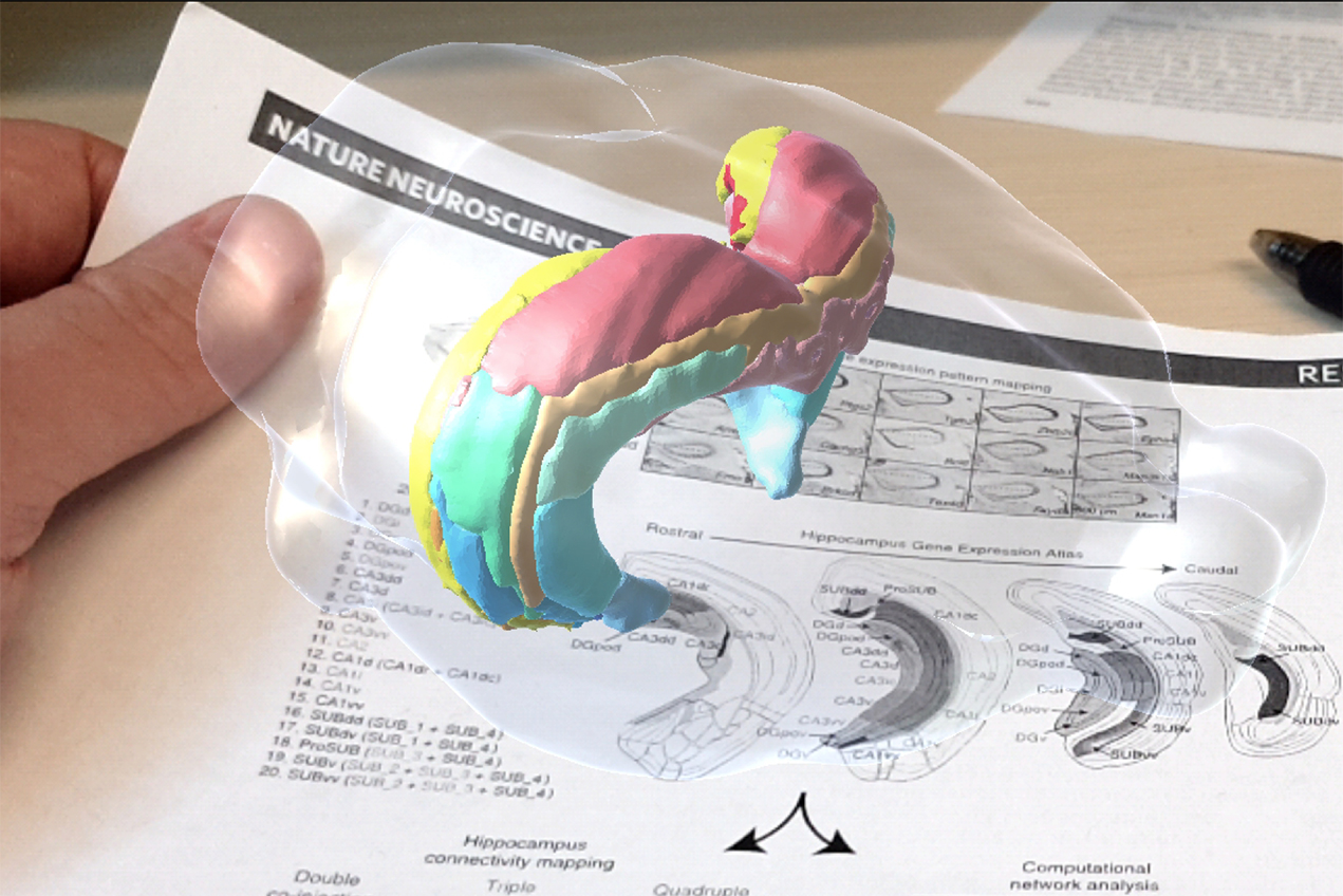 Researchers can use Schol-AR to embed 3D models and video content in conference posters, journal articles and promotional materials to engage and educate.
