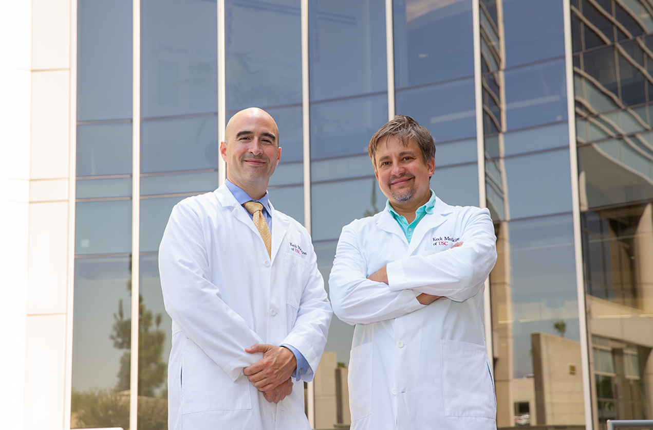 Frank Petrigliano, MD, and Denis Evseenko, MD, PhD, have been collaborating on medical innovations to help heal and even regenerate damaged joints.