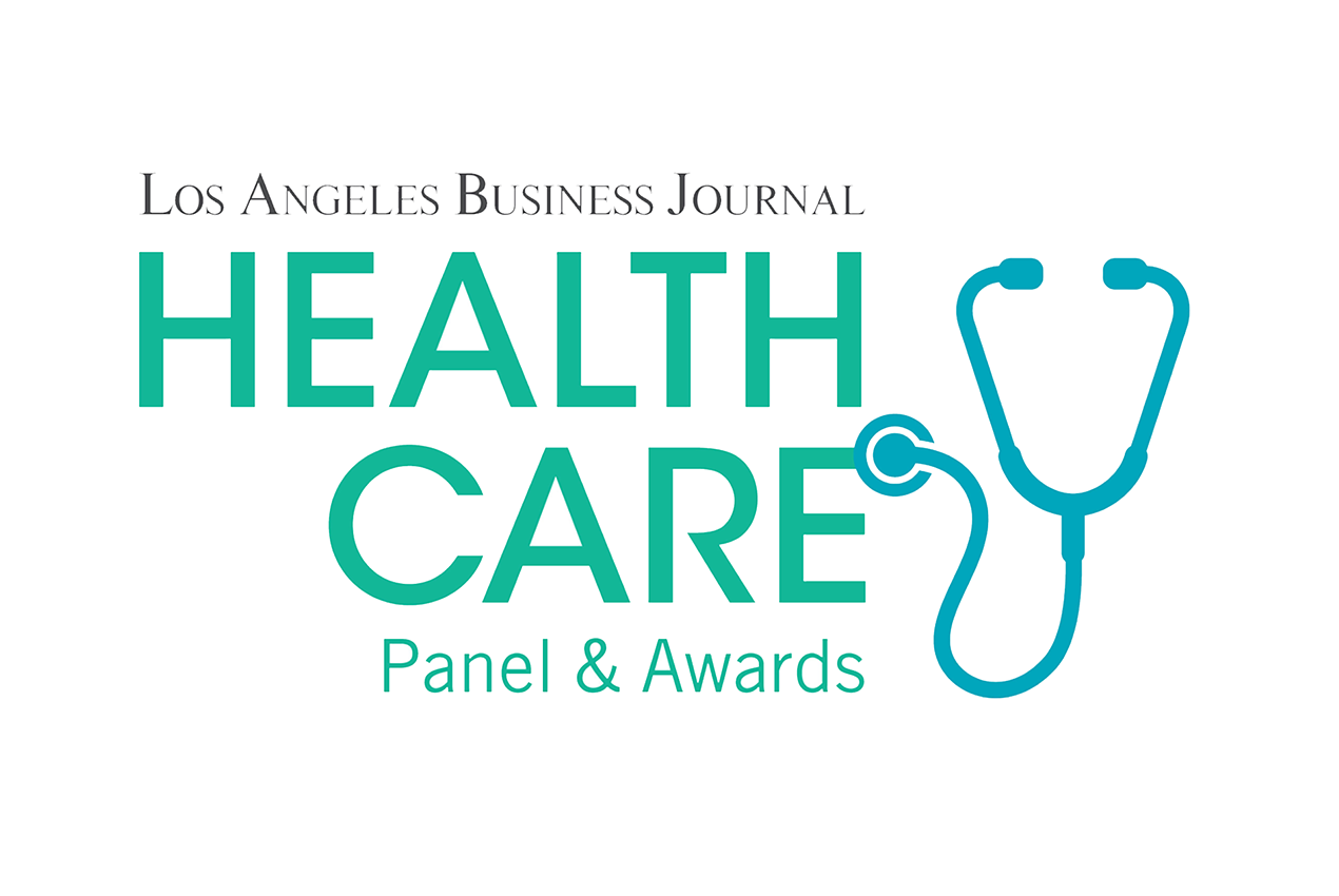 A logo reads, Los Angeles Business Journal Health Care Panel and Awards.
