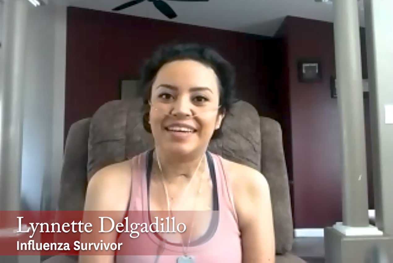 Lynnette Delgadillo did not expect that delaying her flu shot in 2019 would result in her spending about six months in the hospital with severe flu complications.