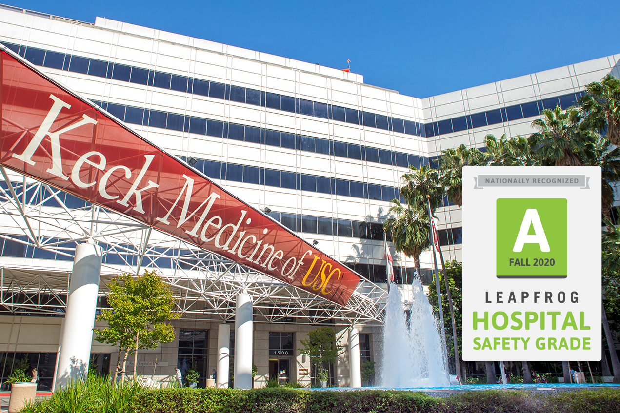 Keck Hospital of USC was nationally recognized with an 