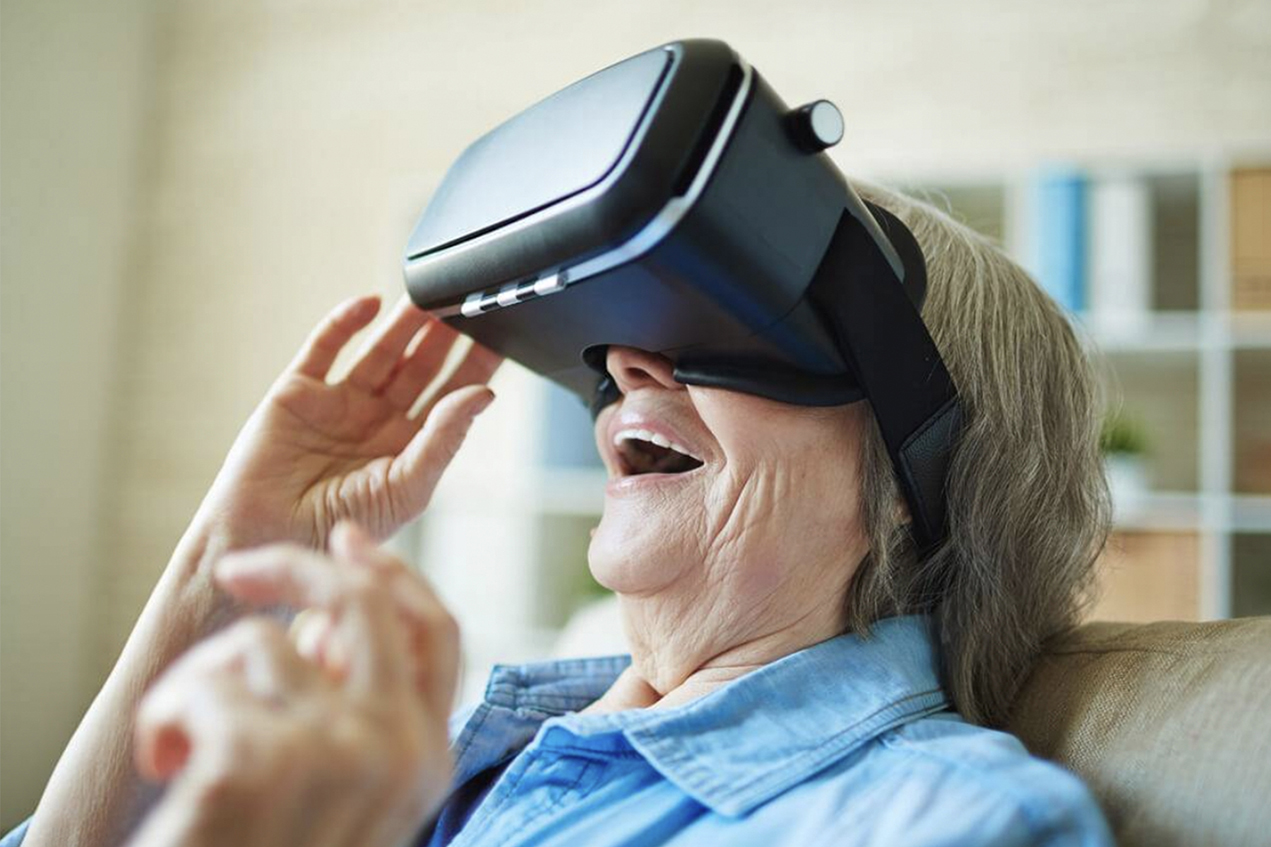 After seeing the joy low-tech flash cards brought to nursing home residents, Skip Rizzo began to imagine the possibilities of virtual reality and Siri-like assistants.