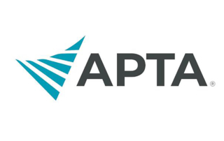 A logo reads, APTA