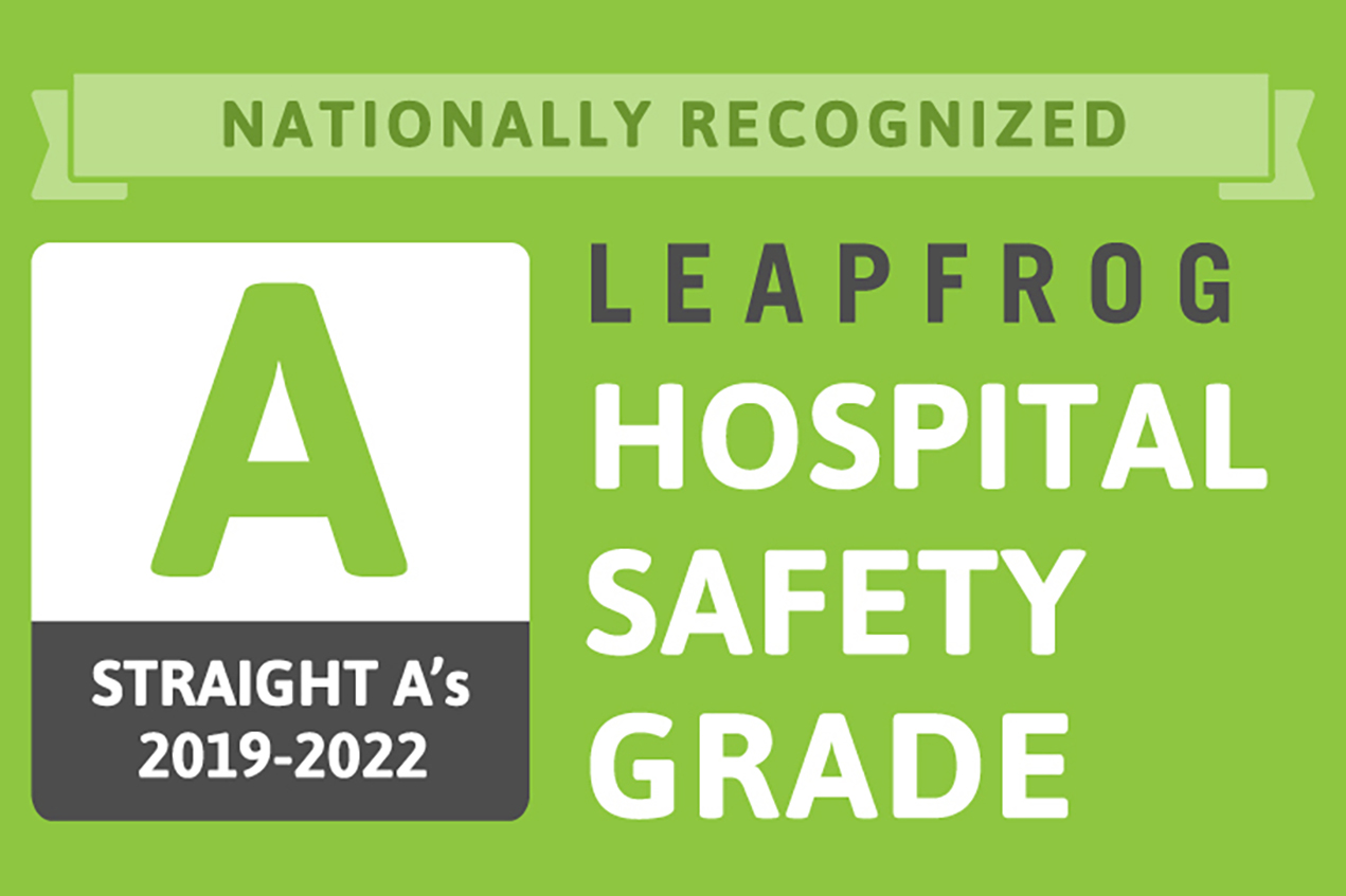 The latest rating from The Leapfrog Group places the hospital once again among the safest hospitals in the country.