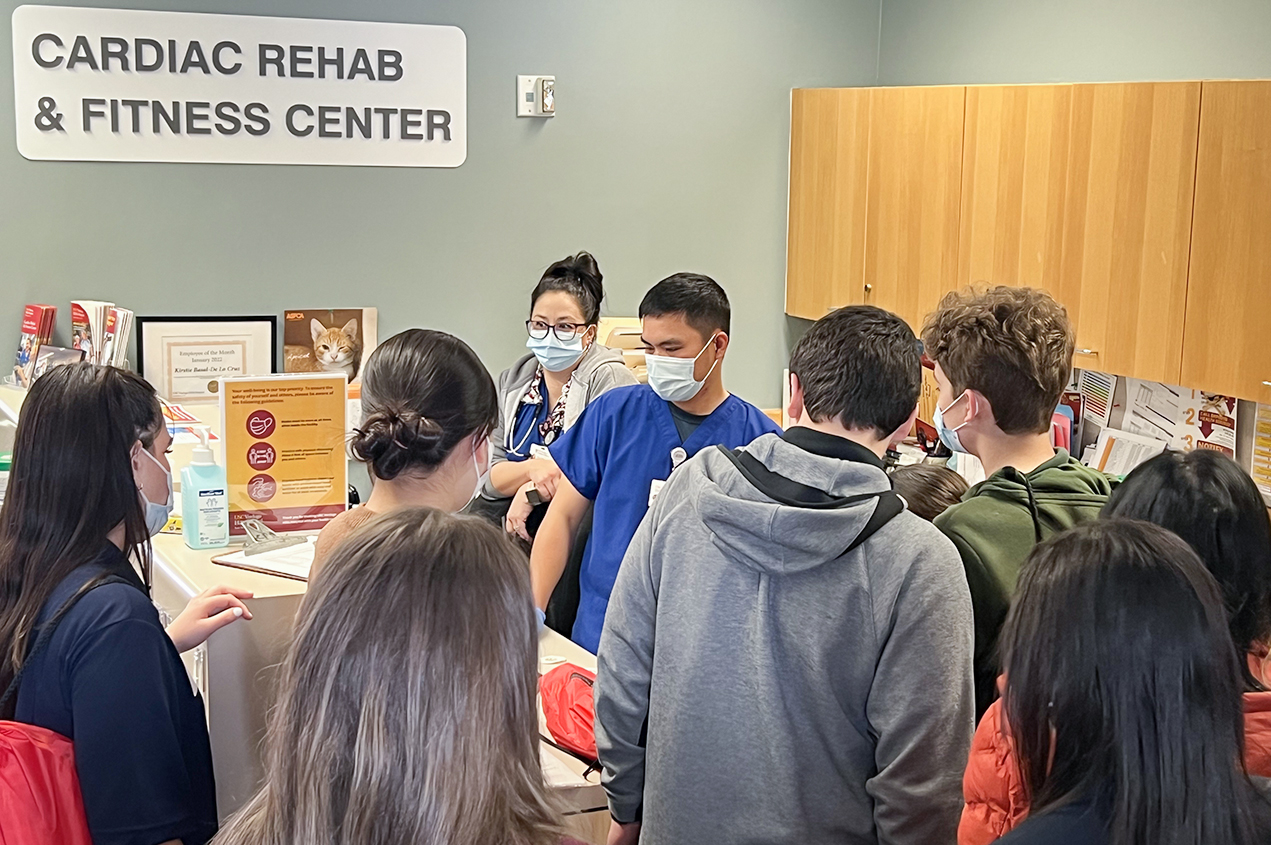 The event included hands-on learning experiences throughout a variety of medical specialties and services.