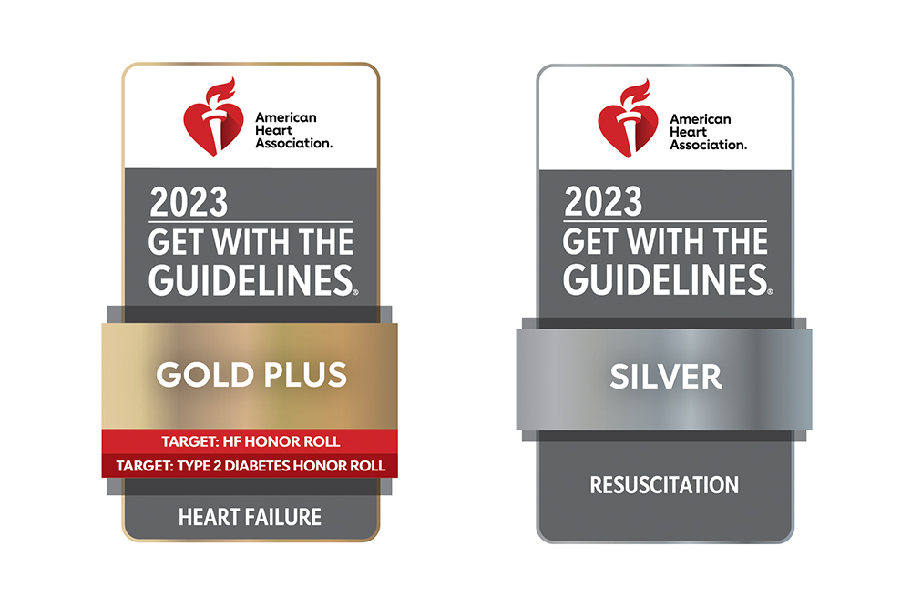 The awards mark a commitment to improving outcomes for heart failure and cardiac arrest patients.