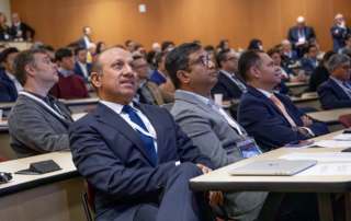 More than 220 people attended the AI West Med Symposium, held at the USC Health Sciences Campus on Feb. 1, 2024.