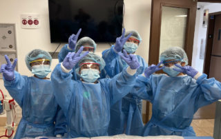 Public school students from Boyle Heights learn about potential careers in medicine at Surgeon for a Day, offered by the Keck School of Medicine of USC.