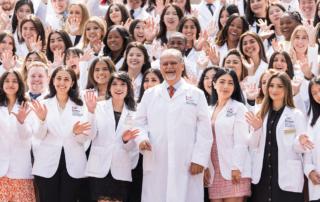 Vassilios Papadopoulos, DPharm, PhD, dean of the USC Alfred E. Mann School of Pharmacy and Pharmaceutical Sciences, at this year's white coat ceremony.