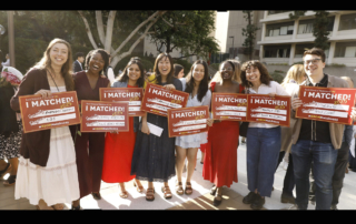 Members of Keck School of Medicine of USC's Class of 2025 celebrate matching with their top choices on Match Day.