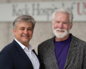 Denis Evseenko, MD, PhD (left), and R. Rex Parris.