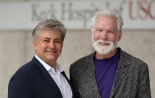 Denis Evseenko, MD, PhD (left), and R. Rex Parris.
