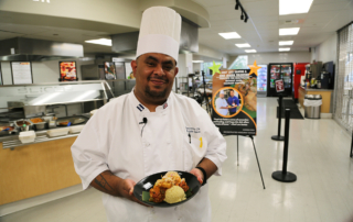 Keck Medical Center of USC Executive Chef Luis Santos presents his plant-based, deconstructed Honduran tamales